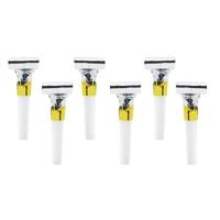 12x Zilveren roltongen/roltoeters