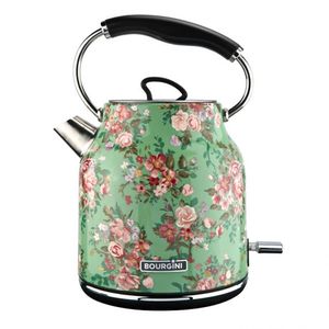 Bourgini Bloemen Waterkoker - Flower - Retro - 1.7L