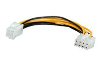 ROLINE Interne voedingsadapterkabel, 8pin PCIe male - P4 male, 0,15 m