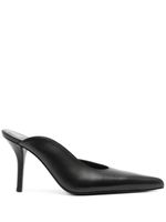 GIABORGHINI mules Abella 85 mm - Noir