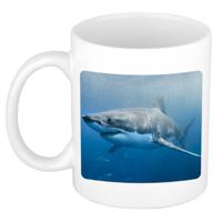 Foto mok haai mok / beker 300 ml - Cadeau haaien liefhebber - feest mokken