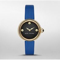 Horlogeband Marc by Marc Jacobs MJ1434 Leder Blauw 10mm - thumbnail