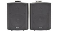 QTX paar wandluidsprekers BC5A zwart 30W RMS