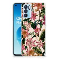 OPPO Reno6 5G TPU Case Flowers