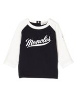 Moncler Enfant t-shirt à logo imprimé - Blanc