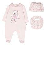 Philipp Plein Junior trousseau de naissance à motif Teddy - Rose