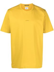 C.P. Company t-shirt en coton à slogan imprimé - Jaune