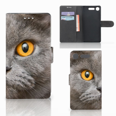 Telefoonhoesje met Pasjes Sony Xperia XZ1 Britse Korthaar Telefoonhoesje met Pasjes Sony Xperia XZ1 Britse Korthaar