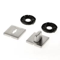 Toilet-/badkamerrozet rechthoekig ASL rvs