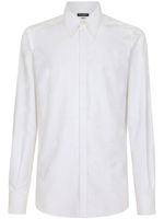 Dolce & Gabbana chemise Martini en jacquard - Blanc