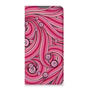 Motorola Moto G52 | Moto G82 Bookcase Swirl Pink