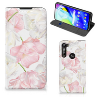 Motorola Moto G8 Power Smart Cover Lovely Flowers