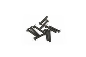 M2.6x12mm Hex Socket Button Head (Black) (10pcs) (AX31195)