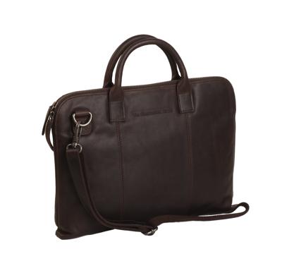 Chesterfield - Harvey lederen laptoptas 13 inch - Bruin