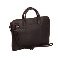 Chesterfield - Harvey lederen laptoptas 13 inch - Bruin
