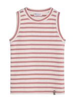 Brunello Cucinelli Kids débardeur nervuré à rayures - Rose