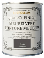 rust-oleum chalky finish meubelverf natuurlijk houtskool 0.75 ltr