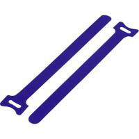 TRU COMPONENTS TC-MGT-125BE203 Klittenband kabelbinder Om te bundelen Haak- en lusdeel (l x b) 125 mm x 12 mm Blauw 1 stuk(s)