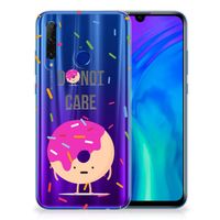 Honor 20 Lite Siliconen Case Donut Roze