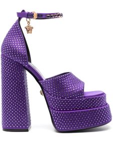 Versace sandales Medusa Aeternitas à plateforme - Violet