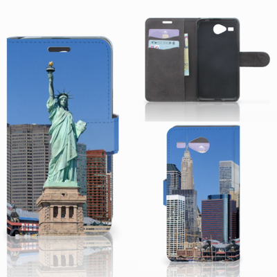 Acer Liquid Z520 Flip Cover Vrijheidsbeeld Acer Liquid Z520 Flip Cover Vrijheidsbeeld