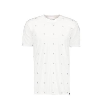 Garcia T-shirt met all over print wit