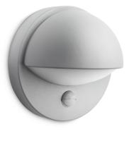 Philips Lighting June 162468716 Buitenlamp met bewegingsmelder (wand) Spaarlamp E27 12 W Grijs