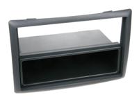 2-DIN Paneel Renault Mégane Dubbele -ISO 2002-2010 Kleur: Zwart