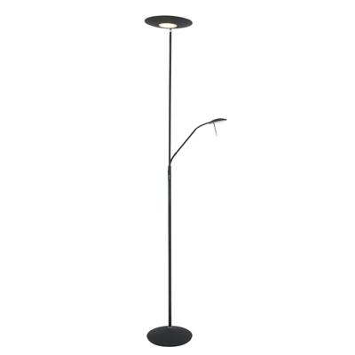 Steinhauer - Zodiac - vloerlamp 2 lichts flex - zwart