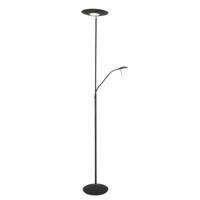Steinhauer - Zodiac - vloerlamp 2 lichts flex - zwart