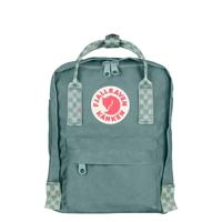 Fjallraven Kanken Mini Rugzak frost green/chess pattern