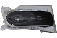 Faber Castell - 182410 - Gomma Sleeve Mini colore nero con guscio protettivo in vinile con forma erg