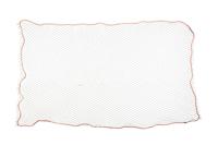 Jumbo elastisch aanhangernet 195 x 140 cm nylon zwart/oranje