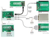 DeLOCK 89517 Intern M.2 interfacekaart/-adapter - thumbnail