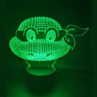 3D LED LAMP - NINJA TURTLE