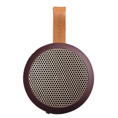 KreaFunk - aGO Bluetooth Speaker - Plum/Rose Gold Grill (Kfwt35)