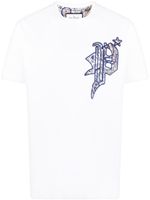 Philipp Plein t-shirt à motif cachemire - Blanc