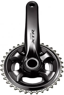Shimano crank XTR M9020 28/38T 175 mm aluminium zwart