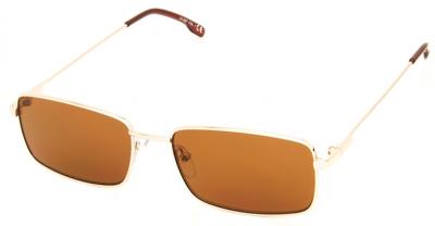 Kost zonnebril 21 037 unisex rechthoekig goud/bruin