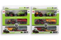 Jonotoys tractorset kunststof/diecast 6 delig