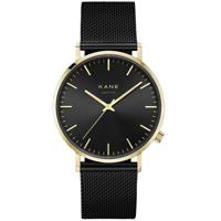Kane Gold Club Black Mesh Horloge