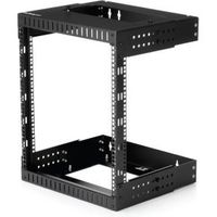 StarTech.com 12U wandmonteerbaar server rack open frame serverkast 30 tot 50 cm diep