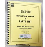 Instruction Manual & Parts List - Rock-Ola Jukebox Model 1448