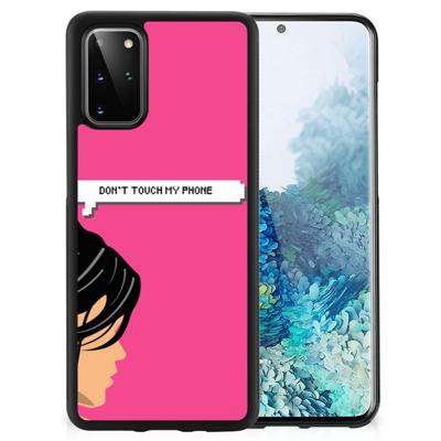 Samsung S20 Plus TPU Hoesje Woman Don't Touch My Phone