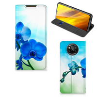 Xiaomi Poco X3 Pro | Poco X3 Smart Cover Orchidee Blauw - Cadeau voor je Moeder - thumbnail