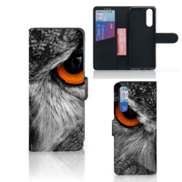Sony Xperia 5 Telefoonhoesje met Pasjes Uil