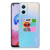 OPPO A96 | OPPO A76 Silicone Back Cover Popart Princess