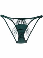 Fleur Of England string Ela en dentelle - Vert - thumbnail