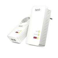 AVM FRITZ!Powerline 1260E Wi-Fi Set International (1.200 Mbit/s, met 1x Multiroom MESH Wi-Fi Access Point, ideaal voor media-streaming of NAS-verbindingen