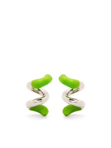 Sunnei boucles d'oreilles à design colour block - Argent